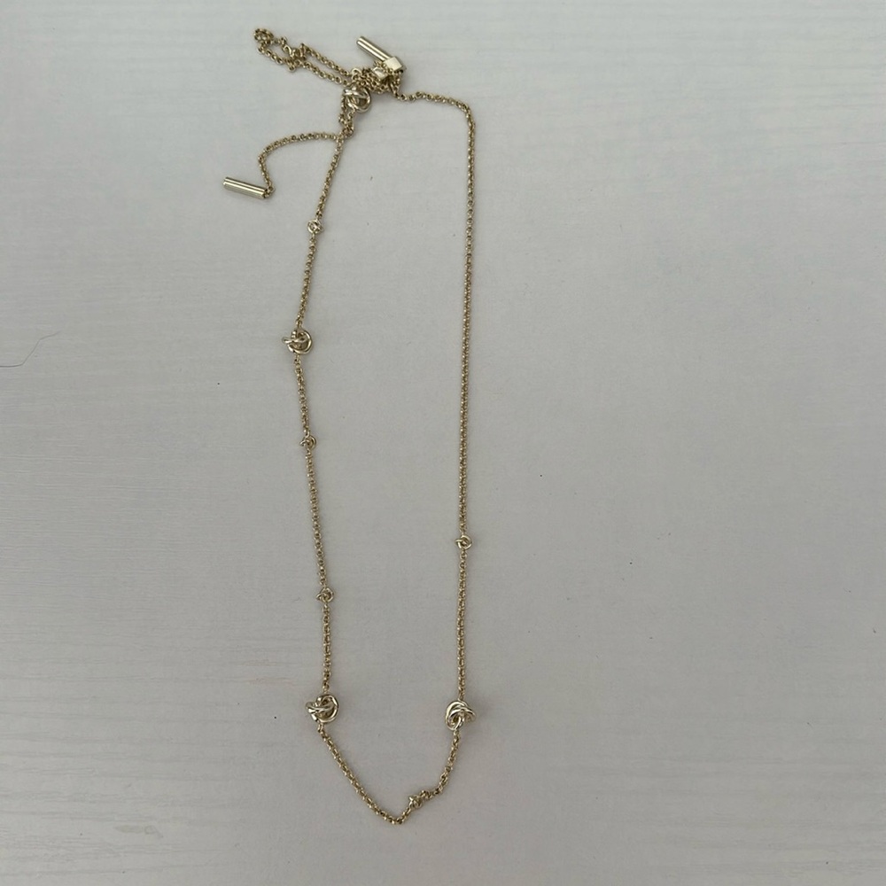 Kendra Scott knot necklace adjustable